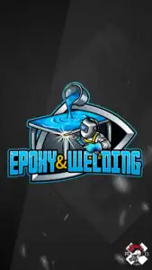 mascot logo brand hero projekt epoxy welding spawanie spawarka zywica epoksydowa stol pixel studio graficzne chrzanow reklama x