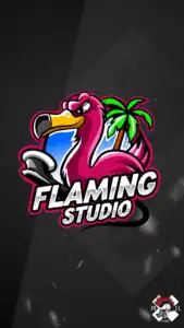 mascot logo brand hero projekt flaming detailing pdr polerka rozowy detailer myjnia maskotka pixel studio graficzne chrzanow reklama x