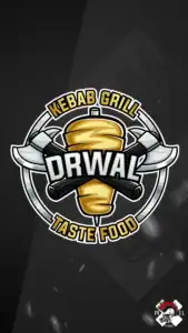 mascot logo brand hero projekt kebab grill drwal taste food siekiera fast zloty jedzenie gastronomia pixel studio graficzne chrzanow reklama x