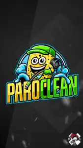 mascot logo brand hero projekt paroclean mycie para myjka parowa gabka postac maskotka piana pixel studio graficzne chrzanow reklama x