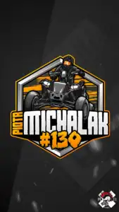 mascot logo brand hero projekt piotr michalak quad atv offroad pixel studio graficzne chrzanow reklama x