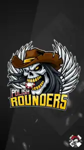 mascot logo brand hero projekt polish rounders czaszka poker karty kowboj pixel studio graficzne chrzanow reklama x