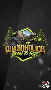 mascot logo brand hero projekt quadoholics born to ride quad quady atv offroad pixel studio graficzne chrzanow reklama x
