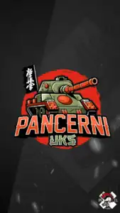 mascot logo brand hero projekt uks pancerni karate czolg sztuki walki japonia pixel studio graficzne chrzanow reklama x
