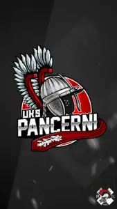 mascot logo brand hero projekt uks pancerni sztuki walki helm husaria karate kyokushin pixel studio graficzne chrzanow reklama x