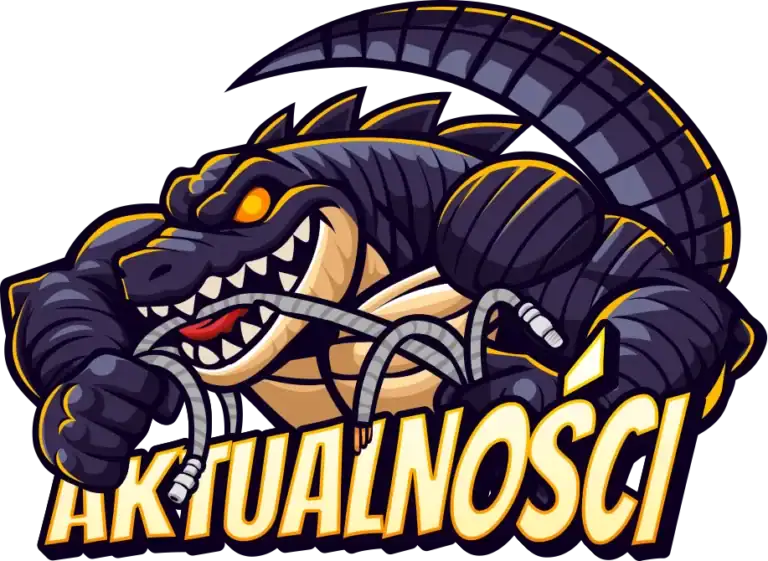 aktualności, nowości 2025 w pixel Studio. Agresywny krokodyl przegryzający światłowód informacyjny.